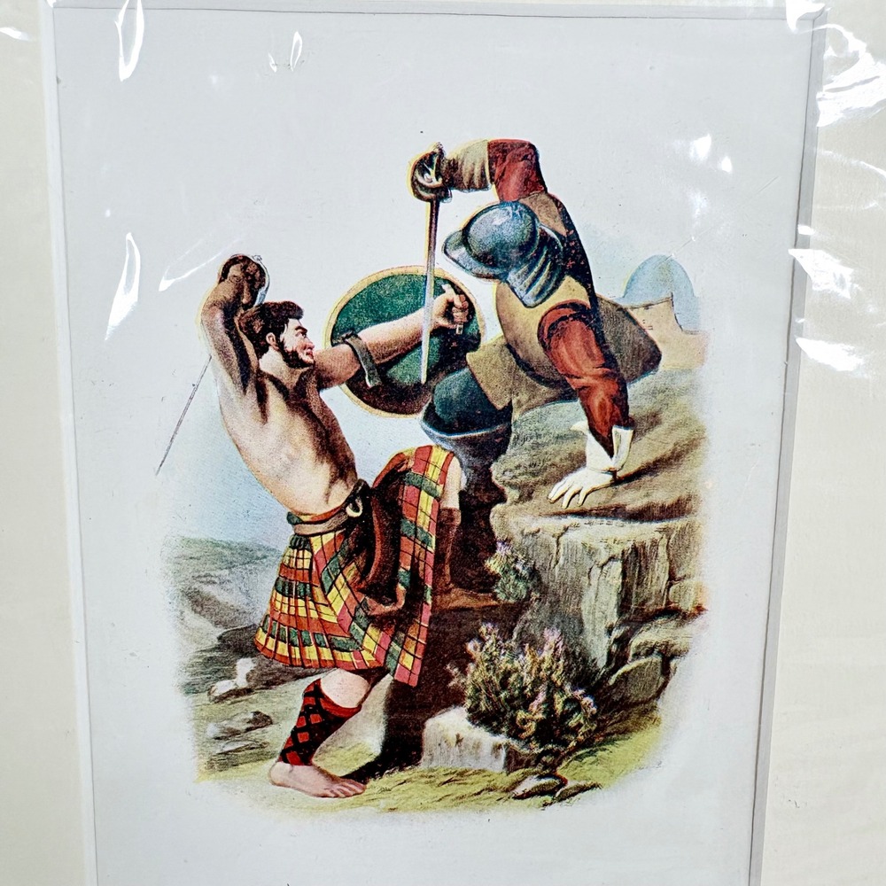 R.R. McIan Macmillan Clan Lithograph Print Multi Color Antique Circa 1890